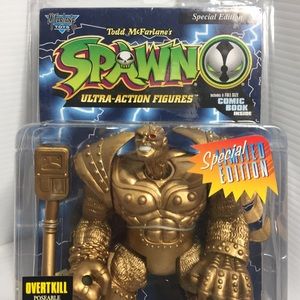 McFarlane Toys | Other | 996 Mcfarlane Spawn Overtkill Gold Variant New ...